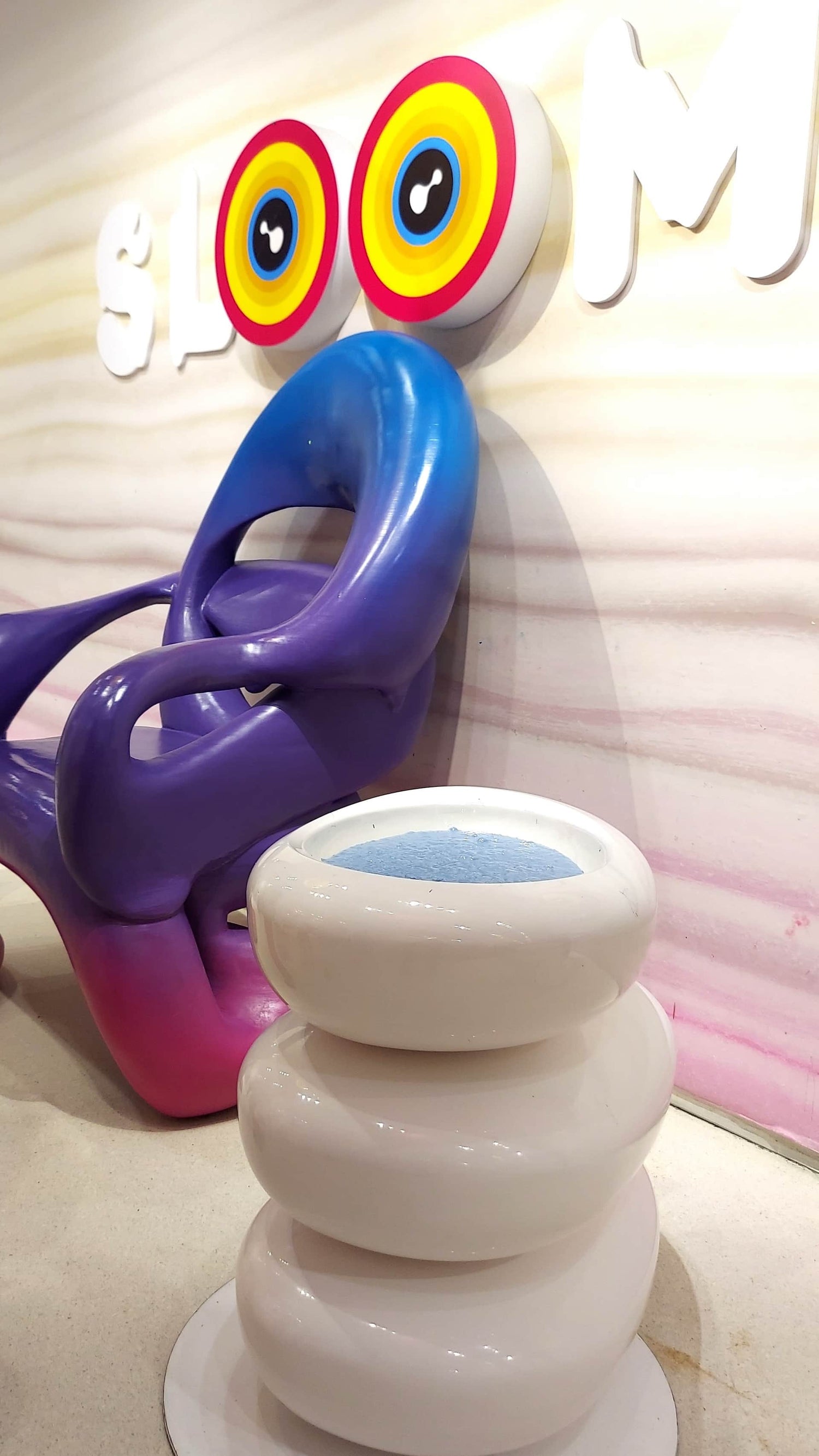 Victory Pellets slushee slime vat at Sloomoo Institute for ASMR play 